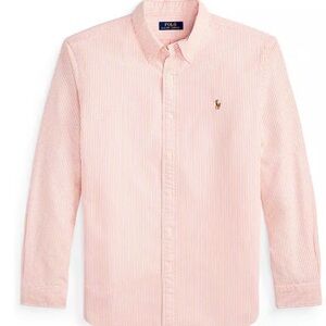 Polo by Ralph Lauren Men's Light Pink Button Down Shirt